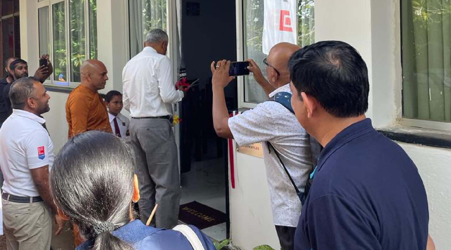 Opening ceremony Lankatiles the smart classroom Matara Dodampahala Maha Vidyalaya